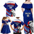 Custom Samoa Rugby Family Matching Off Shoulder Maxi Dress and Hawaiian Shirt Manuma Ptilinopus Perousii