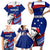 Custom Samoa Rugby Family Matching Short Sleeve Bodycon Dress and Hawaiian Shirt Manuma Ptilinopus Perousii