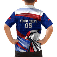 Custom Samoa Rugby Kid Hawaiian Shirt Manuma Ptilinopus Perousii LT05 - Polynesian Pride
