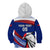 Custom Samoa Rugby Kid Hoodie Manuma Ptilinopus Perousii