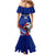 Custom Samoa Rugby Mermaid Dress Manuma Ptilinopus Perousii