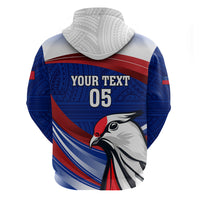 Custom Samoa Rugby Zip Hoodie Manuma Ptilinopus Perousii LT05 - Polynesian Pride