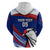 Custom Samoa Rugby Zip Hoodie Manuma Ptilinopus Perousii