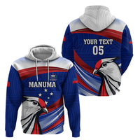 Custom Samoa Rugby Zip Hoodie Manuma Ptilinopus Perousii LT05 - Polynesian Pride