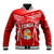 Custom Tonga Rugby Baseball Jacket Kupesi Ngatu Pattern