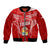 Custom Tonga Rugby Bomber Jacket Kupesi Ngatu Pattern