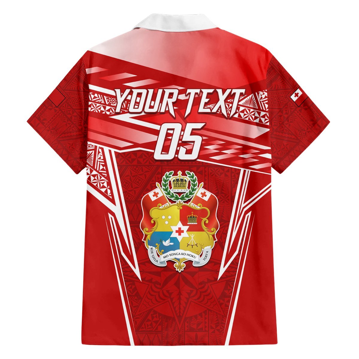 Custom Tonga Rugby Hawaiian Shirt Kupesi Ngatu Pattern LT05 - Polynesian Pride