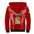 Custom Tonga Rugby Sherpa Hoodie Kupesi Ngatu Pattern