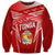 Custom Tonga Rugby Sweatshirt Kupesi Ngatu Pattern