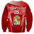 Custom Tonga Rugby Sweatshirt Kupesi Ngatu Pattern