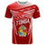 Custom Tonga Rugby T Shirt Kupesi Ngatu Pattern