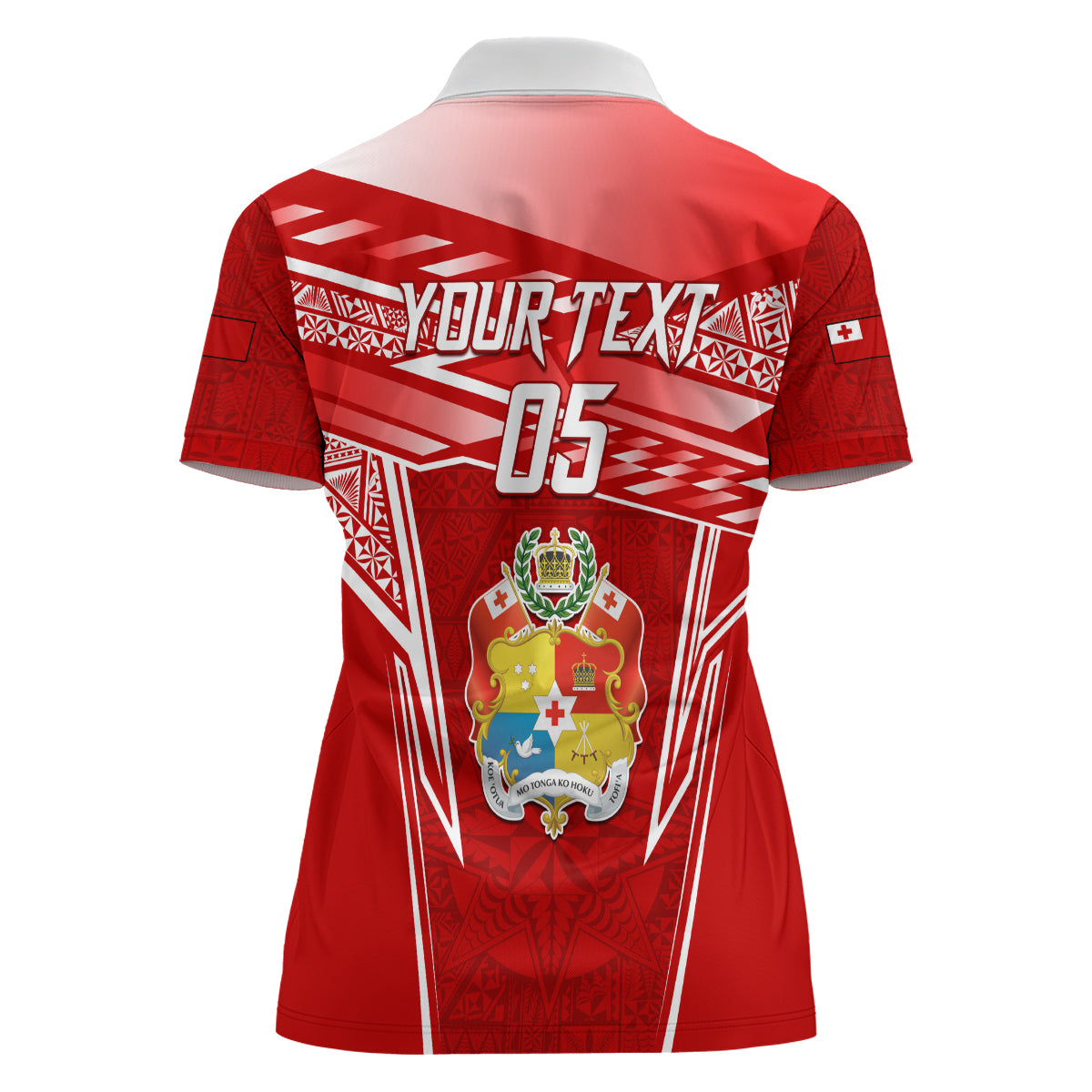 Custom Tonga Rugby Women Polo Shirt Kupesi Ngatu Pattern LT05 - Polynesian Pride