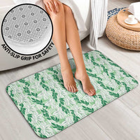 Hawaii Ti Leaf Maile Tuberose Lei Bathroom Set With Hanalei Leaf Green LT05 - Polynesian Pride