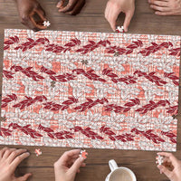 Hawaii Ti Leaf Maile Tuberose Lei Puzzle With Hanalei Leaf Red LT05 - Polynesian Pride
