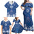 Wikin te Taetae ni Kiribati Family Matching Off Shoulder Maxi Dress and Hawaiian Shirt Pacific Tapa Pattern