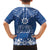 Wikin te Taetae ni Kiribati Family Matching Off Shoulder Short Dress and Hawaiian Shirt Pacific Tapa Pattern