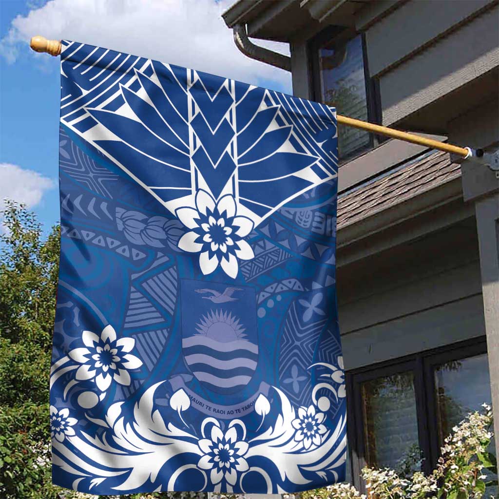 Wikin te Taetae ni Kiribati Garden Flag Pacific Tapa Pattern LT05 - Polynesian Pride