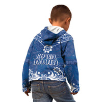 Wikin te Taetae ni Kiribati Kid Hoodie Pacific Tapa Pattern LT05 - Polynesian Pride