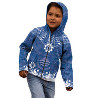 Wikin te Taetae ni Kiribati Kid Hoodie Pacific Tapa Pattern LT05 - Polynesian Pride