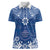 Wikin te Taetae ni Kiribati Women Polo Shirt Pacific Tapa Pattern