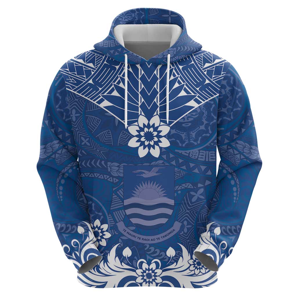 Wikin te Taetae ni Kiribati Zip Hoodie Pacific Tapa Pattern LT05 - Polynesian Pride