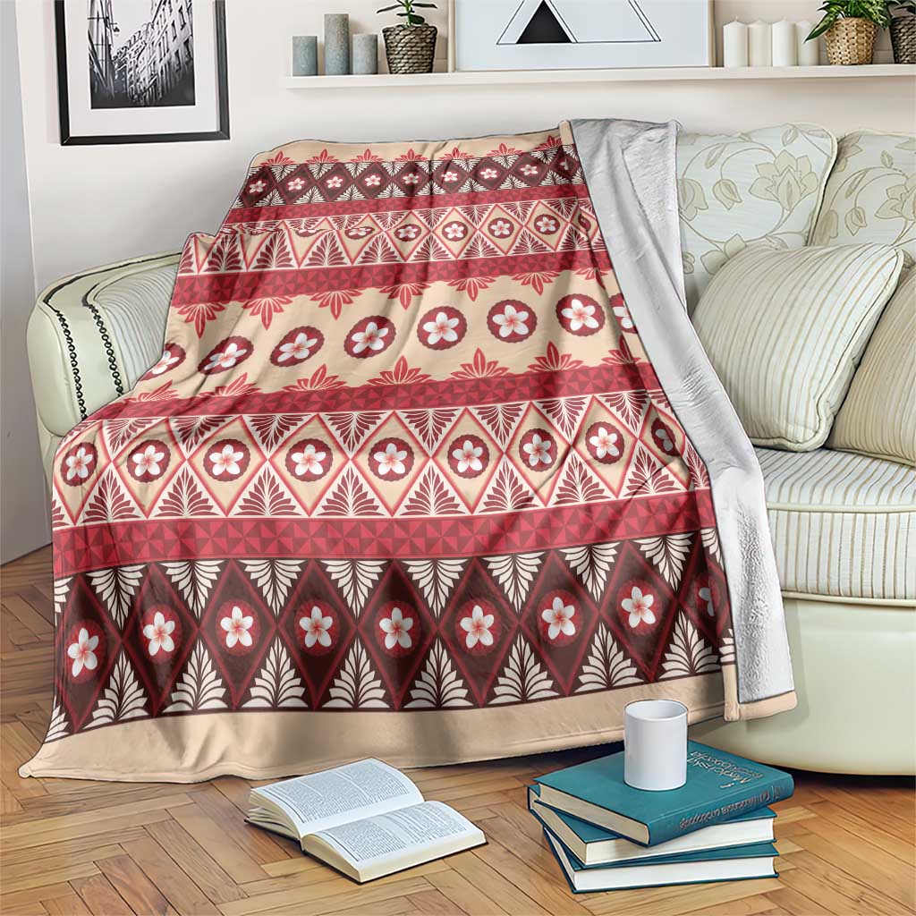 Tonga Language Week Blanket Lea Faka-Tonga Everyday LT05 Beige - Polynesian Pride