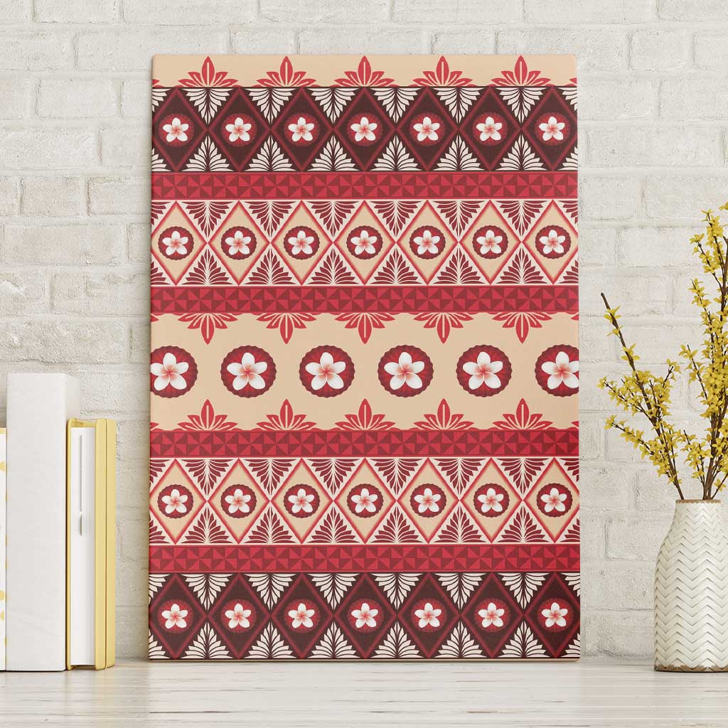 Tonga Language Week Canvas Wall Art Lea Faka-Tonga Everyday LT05 Without Frame Beige - Polynesian Pride