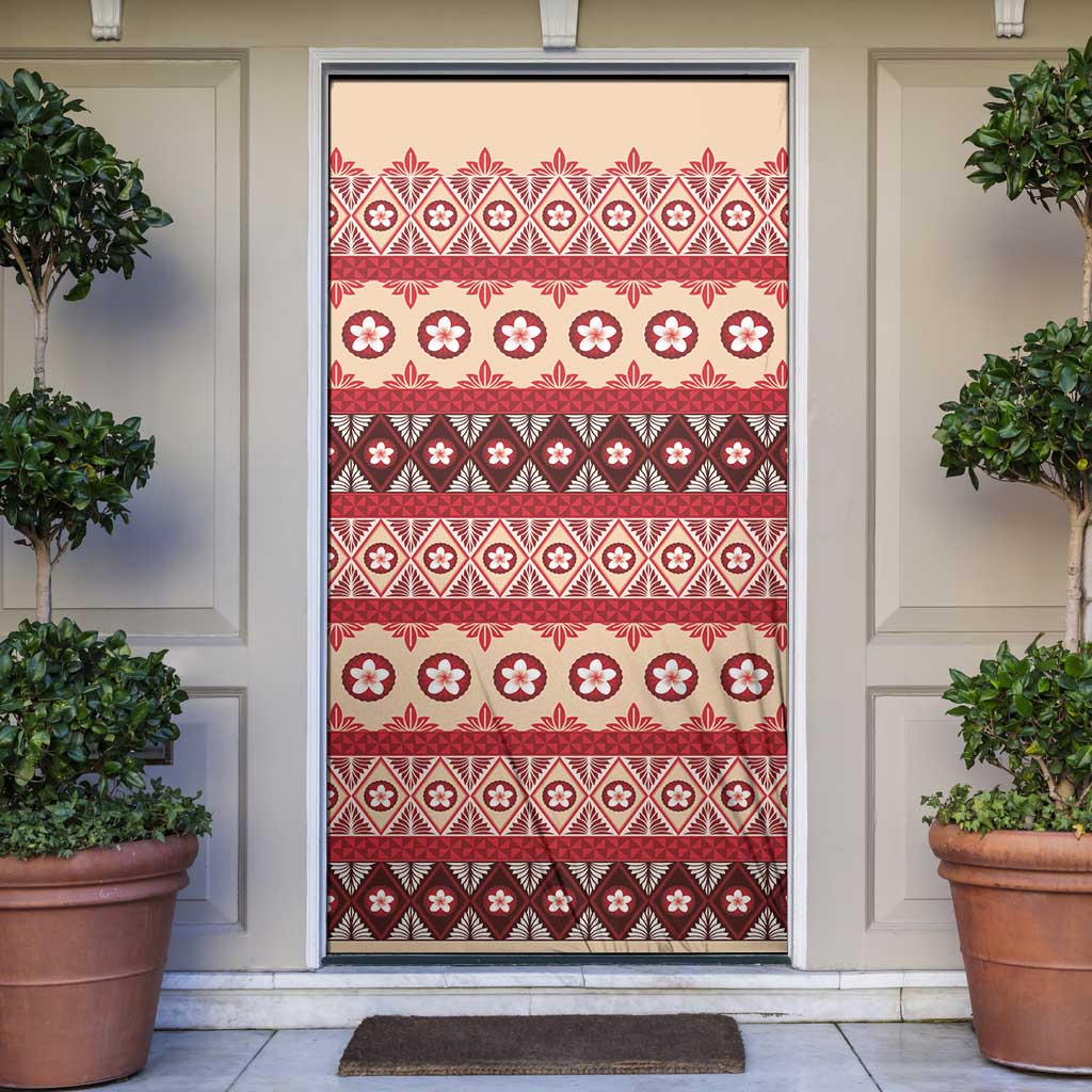Tonga Language Week Door Cover Lea Faka-Tonga Everyday LT05 Beige - Polynesian Pride