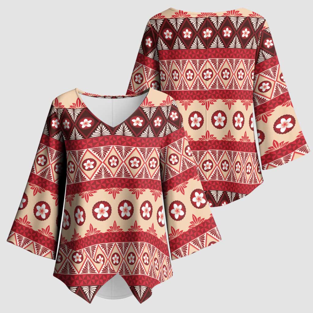 Tonga Language Week Kimono Sleeve Blouse Lea Faka-Tonga Everyday LT05 - Polynesian Pride