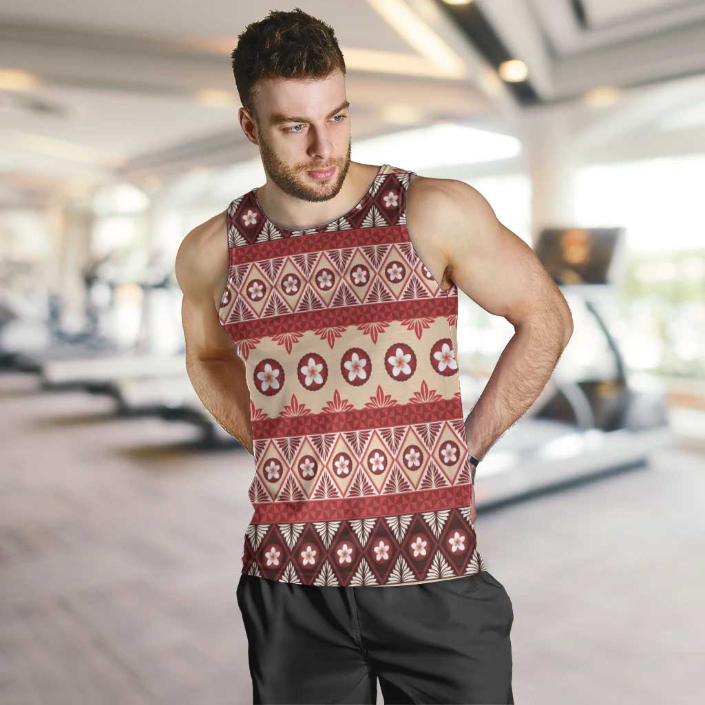 Tonga Language Week Men Tank Top Lea Faka-Tonga Everyday LT05 Beige - Polynesian Pride