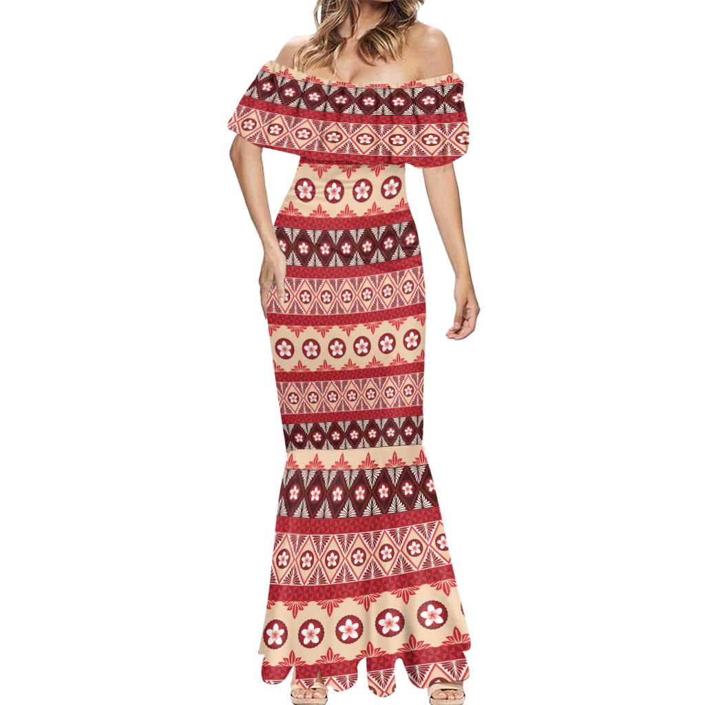 Tonga Language Week Mermaid Dress Lea Faka-Tonga Everyday LT05 - Polynesian Pride