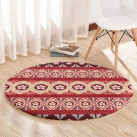 Tonga Language Week Round Carpet Lea Faka-Tonga Everyday LT05 - Polynesian Pride