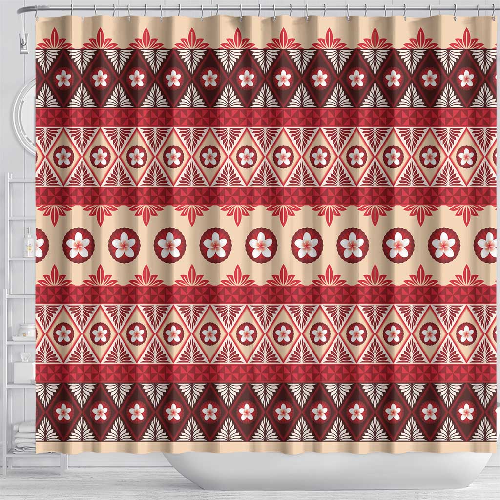 Tonga Language Week Shower Curtain Lea Faka-Tonga Everyday LT05 - Polynesian Pride