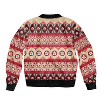 Tonga Language Week Sleeve Zip Bomber Jacket Lea Faka-Tonga Everyday LT05 - Polynesian Pride