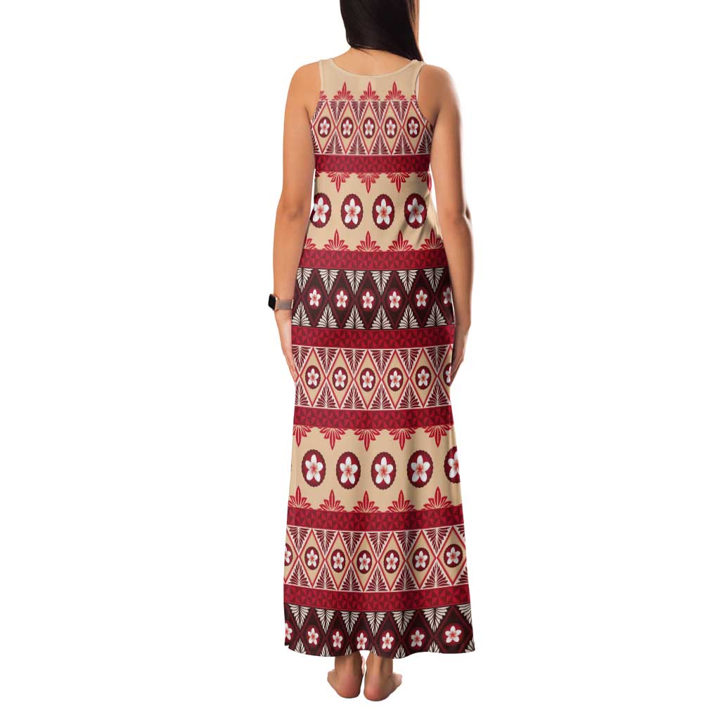 Tonga Language Week Tank Maxi Dress Lea Faka-Tonga Everyday LT05 - Polynesian Pride