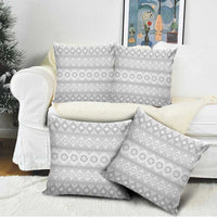 Tonga White Sunday Pillow Cover Tongan Ngatu Siale Pattern LT05 - Polynesian Pride