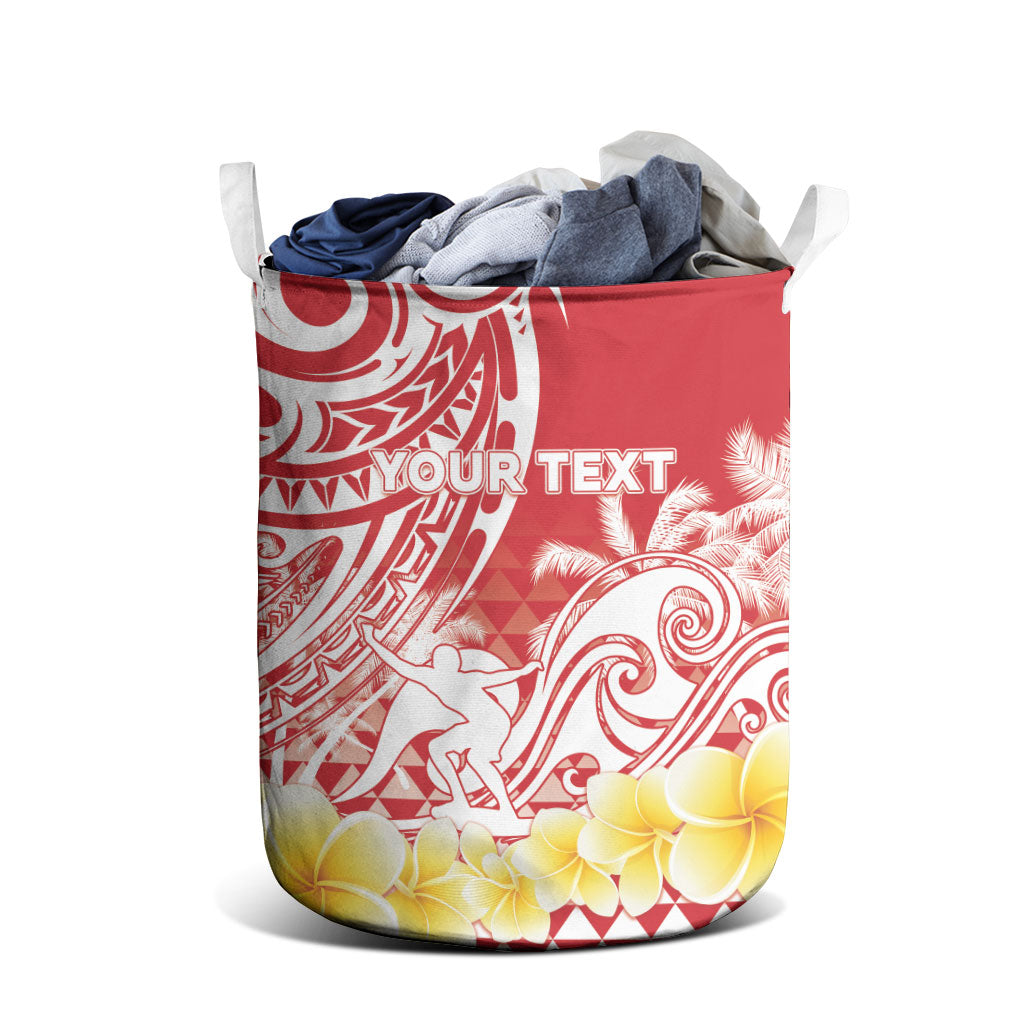 Personalised Tahiti Surfing Laundry Basket Polynesian Style LT05 - Polynesian Pride