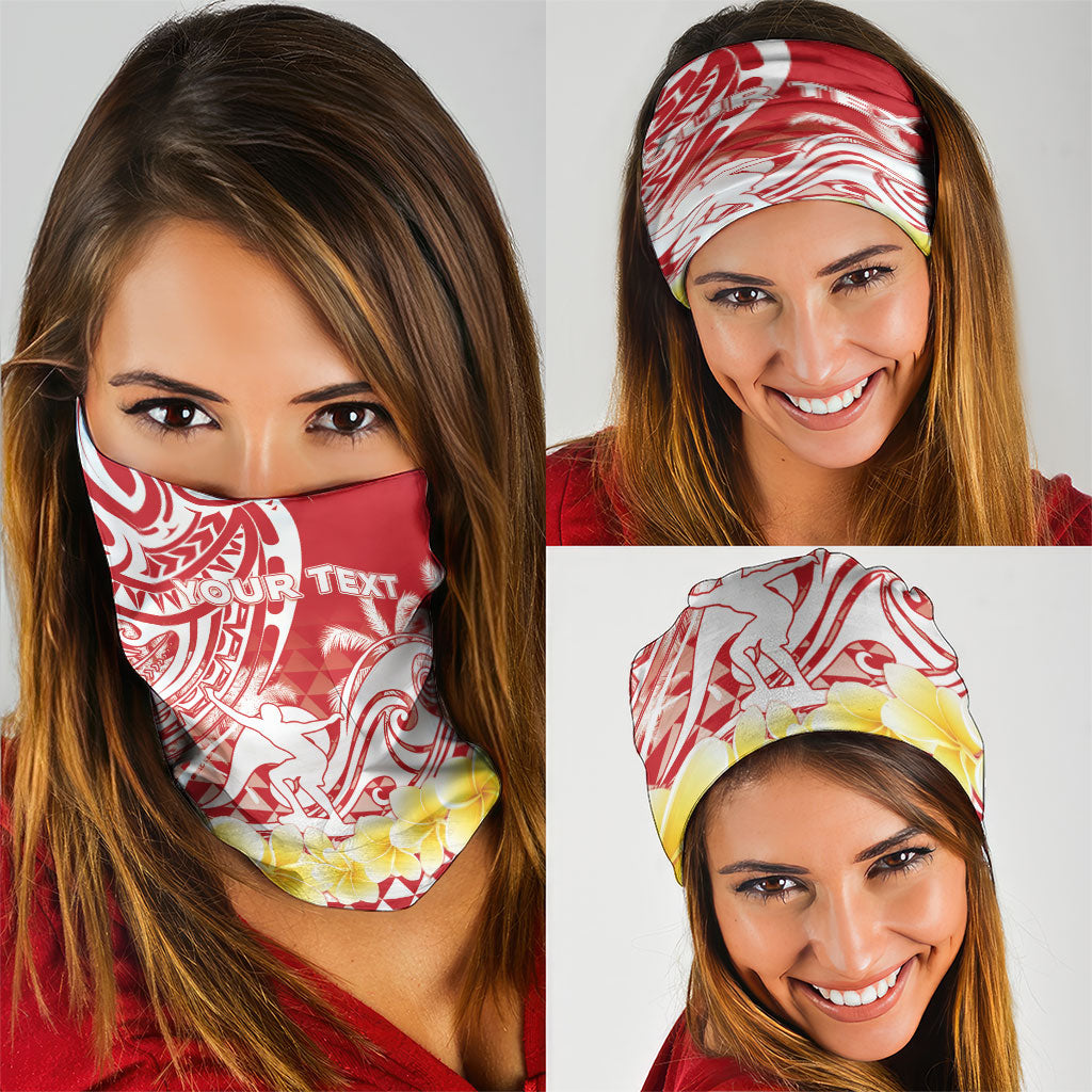 Personalised Tahiti Surfing Neck Gaiter Polynesian Style LT05 - Polynesian Pride