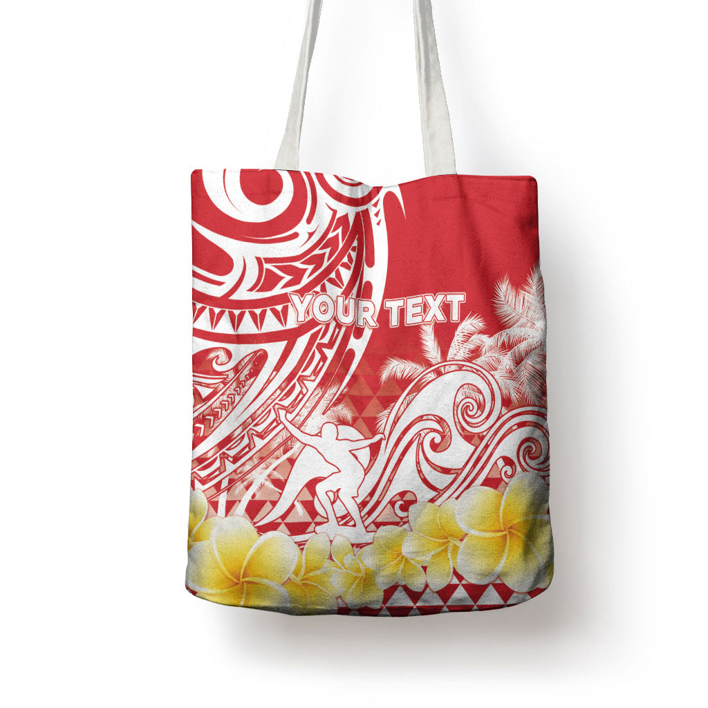 Personalised Tahiti Surfing Tote Bag Polynesian Style LT05 - Polynesian Pride
