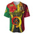 Vanuatu Baseball Jersey Vanuatuan Coat Of Arms Mix Pig Tusk Poynesian Pattern LT05 Reggae - Polynesian Pride