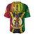 Vanuatu Baseball Jersey Vanuatuan Coat Of Arms Mix Pig Tusk Poynesian Pattern LT05 - Polynesian Pride