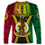 Vanuatu Long Sleeve Shirt Vanuatuan Coat Of Arms Mix Pig Tusk Poynesian Pattern LT05 - Polynesian Pride