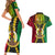 Personalized Vanuatu Couples Matching Short Sleeve Bodycon Dress and Hawaiian Shirt Vanuatuan Coat Of Arms Mix Pig Tusk Poynesian Pattern LT05 - Polynesian Pride