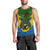 Vanuatu Malampa Province Men Tank Top Coat Of Arms And Namele Fern Polynesian Pattern LT05 - Polynesian Pride