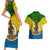 Personalized Vanuatu Malampa Province Couples Matching Short Sleeve Bodycon Dress and Hawaiian Shirt Coat Of Arms And Namele Fern Polynesian Pattern LT05 - Polynesian Pride