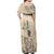 New Zealand Aotearoa Princess Te Puea Family Matching Off Shoulder Maxi Dress and Hawaiian Shirt Maori Pattern