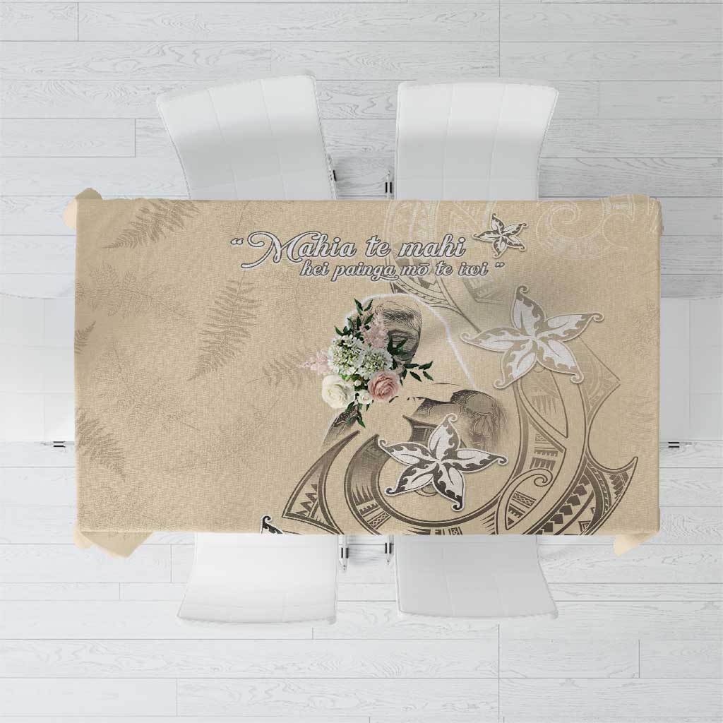 New Zealand Aotearoa Princess Te Puea Tablecloth Maori Pattern