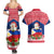 Personalised Philippines Christmas Couples Matching Summer Maxi Dress and Hawaiian Shirt Filipino Parol Maligayang Pasko LT05 - Polynesian Pride