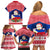 Personalised Philippines Christmas Family Matching Off Shoulder Short Dress and Hawaiian Shirt Filipino Parol Maligayang Pasko LT05 - Polynesian Pride