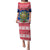 Personalised Philippines Christmas Puletasi Filipino Parol Maligayang Pasko LT05 Long Dress Red - Polynesian Pride